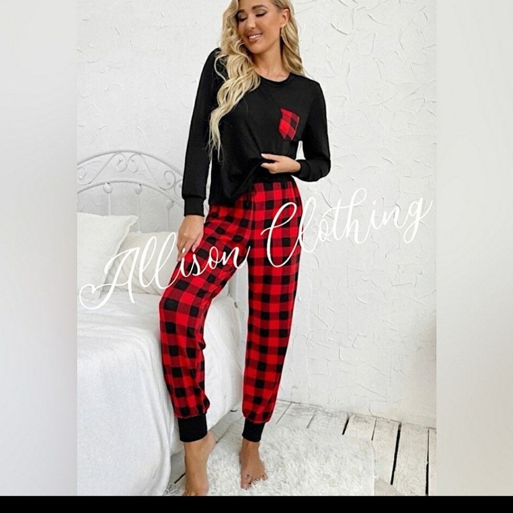 Red & Black Buffalo Plaid Sleepwear